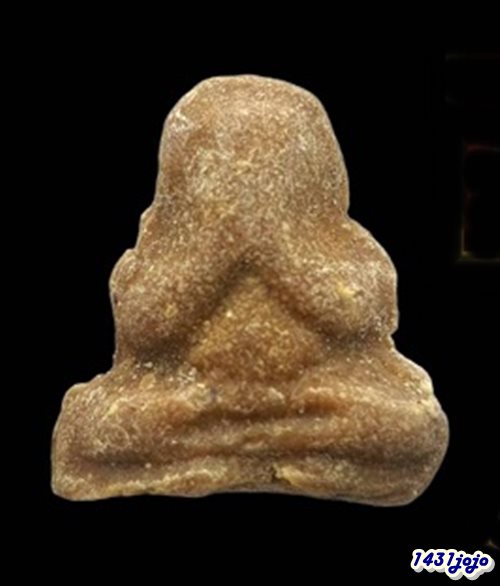 พระปิดตา2หน้า หลวงพ่อทองสุข วัดสะพานสูง เนื้องผงน้ำมัน รุ่นแจกแม่ครัว ปี2515-2525 พร้อมบัตรรับรอง