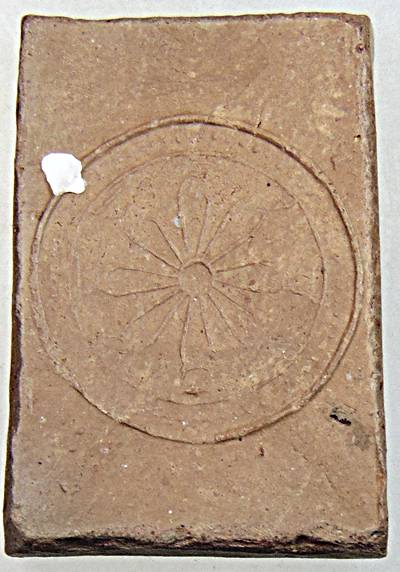 พระสมเด็จหลังธรรมจักร เนื้อดิน วัดท่าทอง จ.สุพรรณบุรี ปี 2518 หลวงพ่อกวย ,หลวงปู่โต๊ะ ร่วมปล