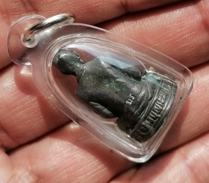 รูปหล่อแม่ชีบุญเรือน​ โตงบุญเติม เนื้อแร่​ วัดอาวุธฯ พิธีใหญ่​ ปี​ 2521​ เคาะเดียว(8)