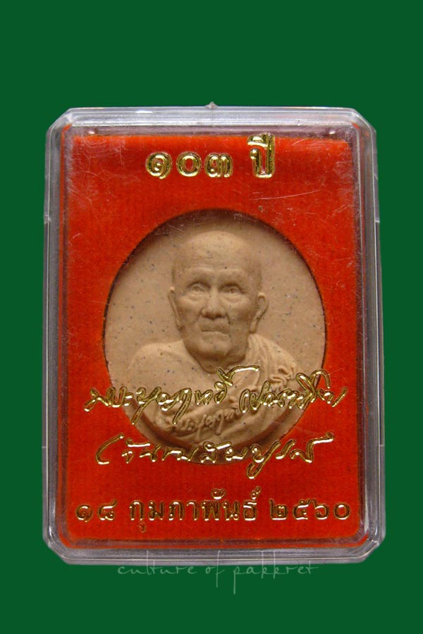 พระผงรูปเหมือน หลวงปู่บุญฤทธิ์ ปัณฑิโต 103 ปี (110)