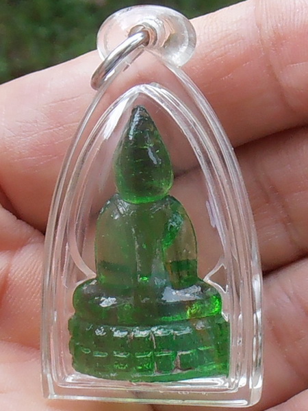 พระแก้วอาจารย์เจียง วัดเจริญสุขาราม สมุทรสงคราม ปี๒๕๐๐ รุ่นสาม