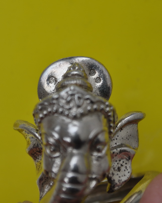 แหวนเงินพระพิฆเนศหลวงปู่ทองบัววัดโรงธรรมสามัคคี