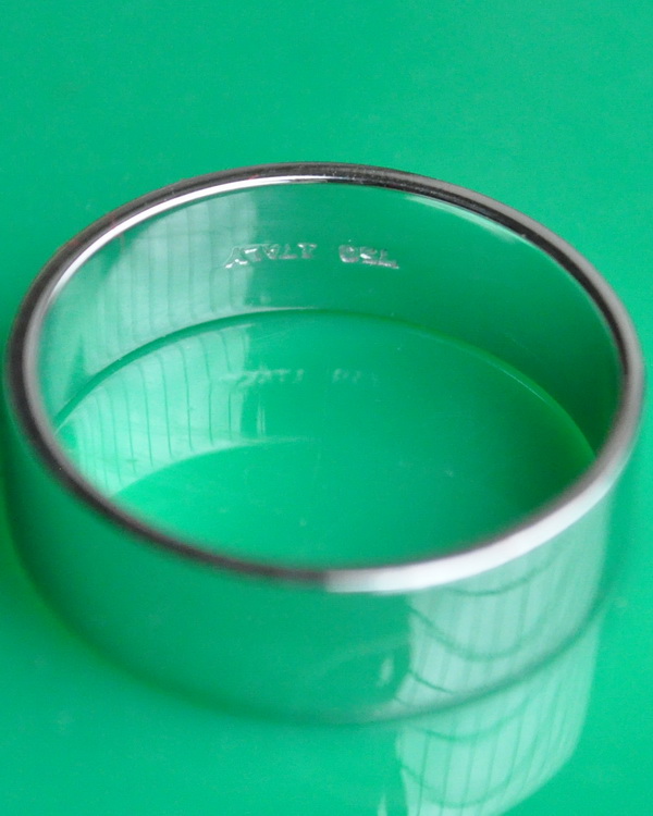 แหวนทองคำขาว 18k 