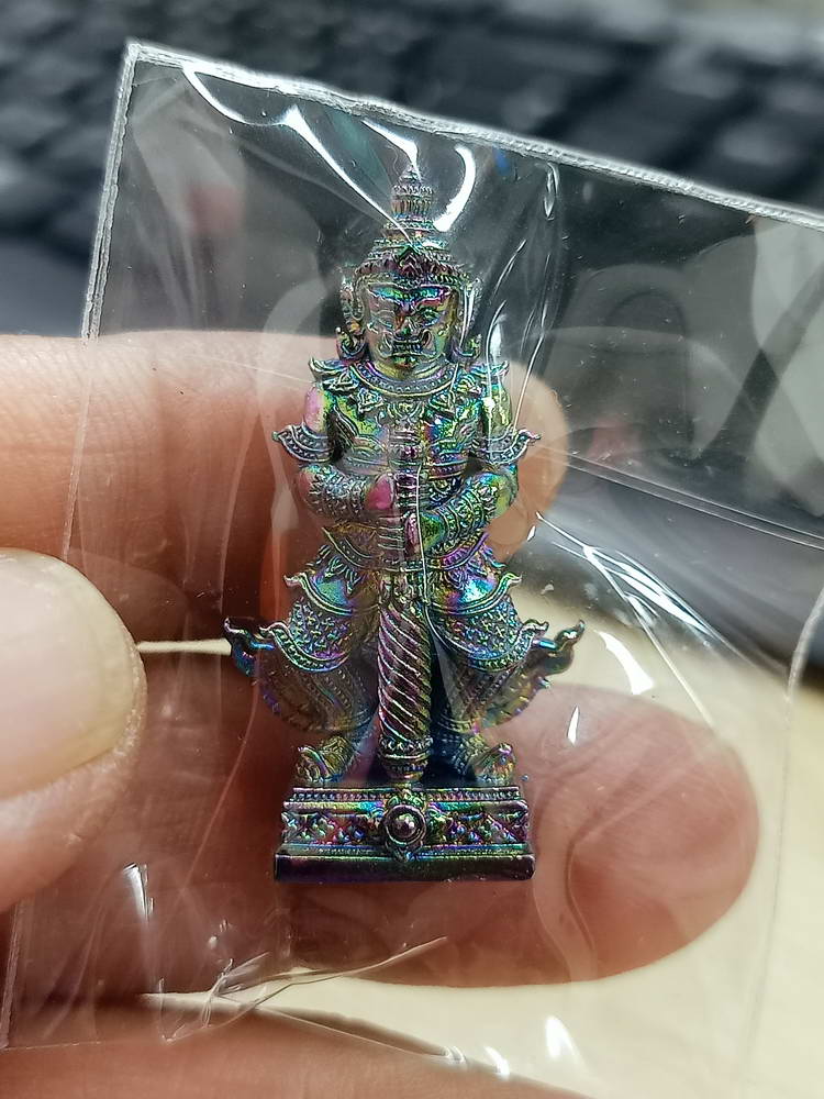 4-612 ท้าวเวสสุวรรณ ยกฐานะ ทองนำโชค หลวงพ่อทอง สุทฺธสีโล วัดบ้านไร่ จ.นครราชสีมา 2564 กล่องเดิม