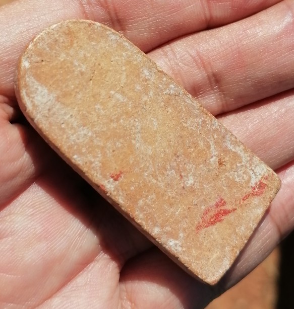 ขุนแผนชมตลาด​ ลงทอง​เดิม เนื้อผงพุทธคุณ​ หลวงพ่อกวย​ วัดโฆษิตาราม​ ยุคต้น เคาะเดียว     