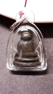 พระสังกัจจายน์ เนื้อทองเหลืองรมดำปี2512 วัดสังกระจายน์ กรุงเทพฯ ตอกโค๊ตหอยสังข์ หลวงปู่โต๊ะปลุกเสก 