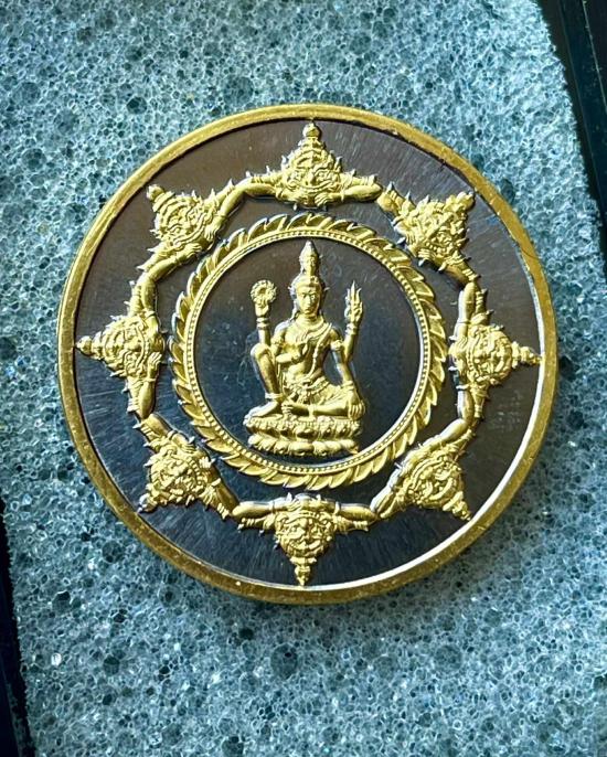 เหรียญองค์พ่อจตุคาม รุ่นเหนือเมฆ หลวงพ่อประสูติ วัดในเตา มาดามเดียร์สร้างมวลสาร100ล้าน พระอาจารย์ต้อ