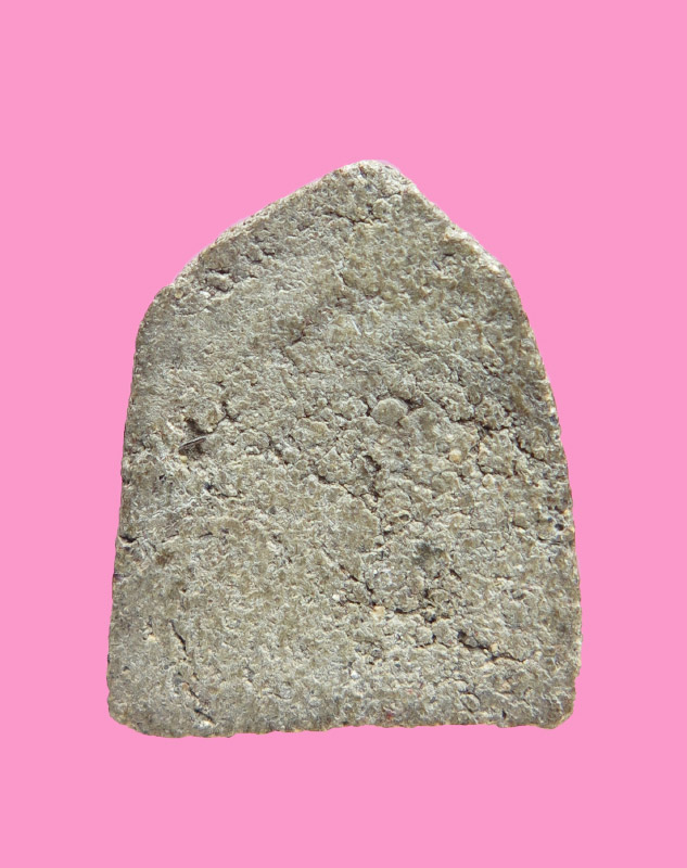 พระปิดตาเนื้อผง พิมพ์เล็ก หลวงพ่อรวย วัดสร้อยทอง ปี 2485