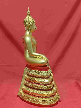 พระพุทธมหาสุวรรณปฏิมากร(หลวงพ่อทองคำ) ขนาดบูชาหน้าตัก 9 นิ้ว เฉลิมพระเกียรติ ร.9 ครบ 6 รอบ ปี 2542  