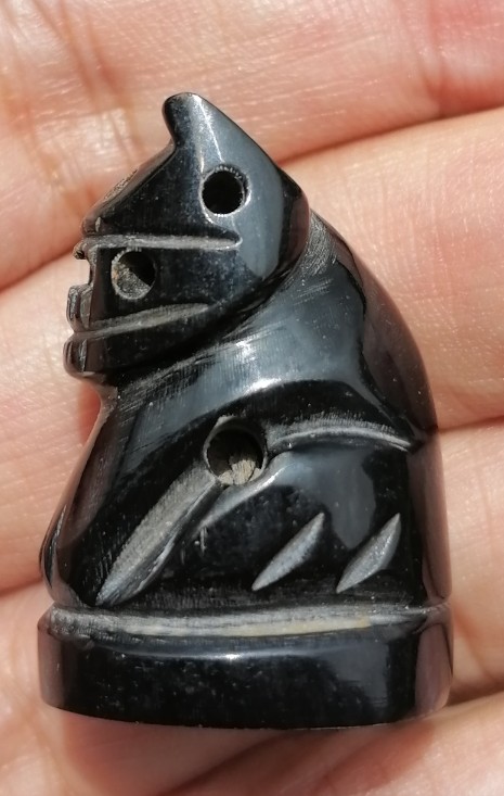 เสือหลวงพ่อเปิ่น รุ่นไตรมาส 44 เนื้อเขาควายแกะ อุดกริ่ง วัดบางพระ จ.นครปฐม ปี 2544 เคาะเดียว   