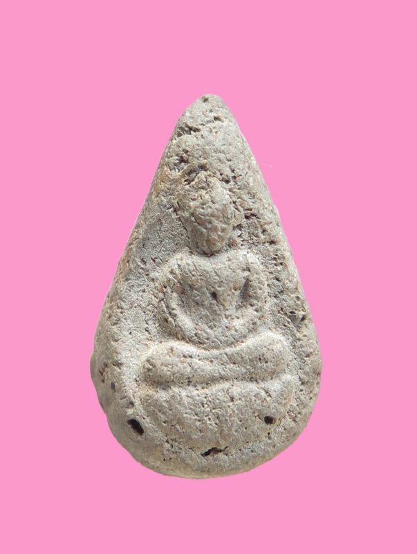 พระพิมพ์กลีบบัว หลังจาร หลวงปู่ไข่ วัดเชิงเลน สุพรรณบุรี