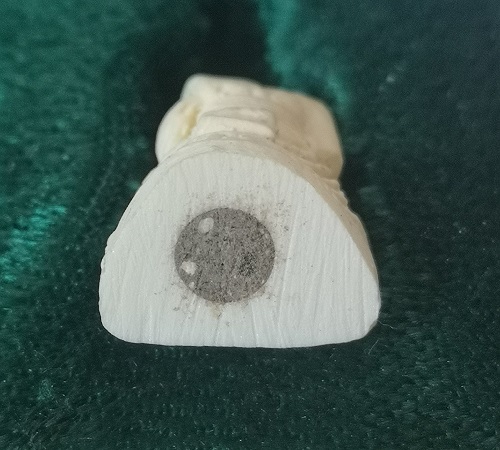 รูปหล่อ หลวงพ่อจวน วัดหนองสุ่ม ปี 2543 รุ่นสร้างมณฑปบรรจุอัฐิธาตุ เนื้อผง