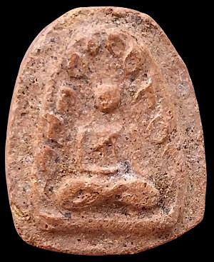 *พระกรุวัดราชนัดดา กทม. พิมพ์ปรกโพธิ์เล็บมือ เนื้อดินเผา*