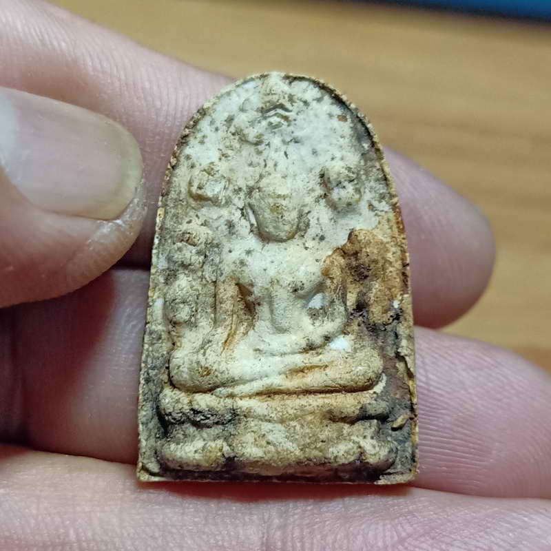 พระพิมพ์นาคปรก หลวงปู่โชติ อาภัคโค วัดภูเขาแก้ว อ.พิบูลมังสาหาร จ.อุบลราชธานี เก่าเก็บจากกรุ