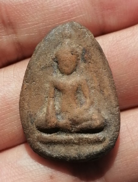 พระเนื้อดินเผาไม่ทราบที่ เคาะเดียว    