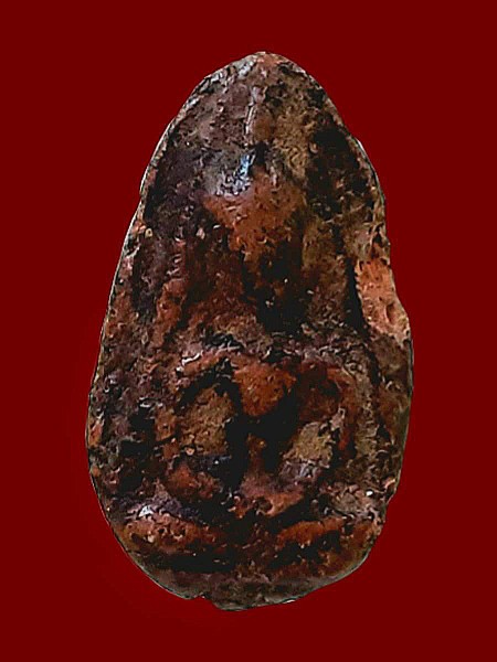 พระเม็ดน้อยหน่าเนื้อดิน กรุโป่งมะขาม สุโขทัย