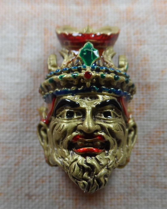 เศียรพ่อแก่เทวฤทธิ์ตาไฟ บูชาครู๖๖ ครูบาวิรุต วัดสันมะเหม้า จ.เชียงราย