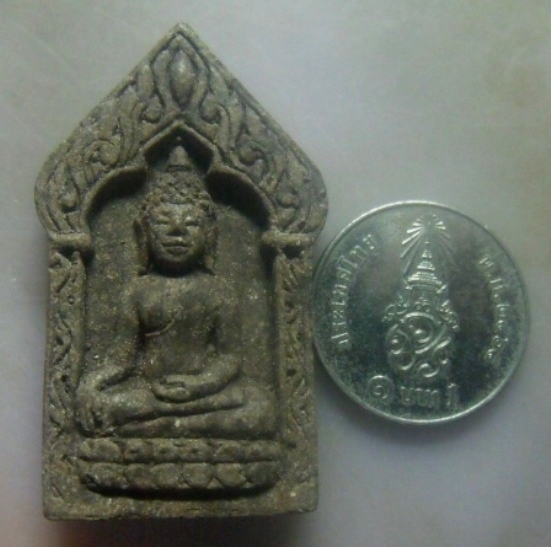 **เบาๆ**พระยอดขุนพล (ขุนแผน) รุ่นแรก เนื้อแร่เหล็กน้ำพี้ พิมพ์ใหญ่ วัดชากผักกูด จ.ระยอง ปี ๒๕๕๐**สวย