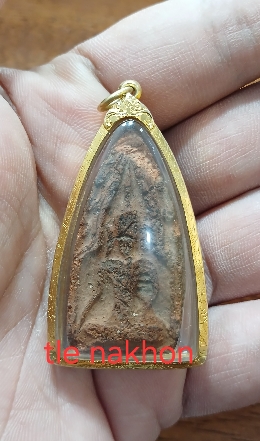 พระขุนแผน กรุบ้านกร่าง เลี่ยมพร้อมทอง 80+ บัตรสมาคม