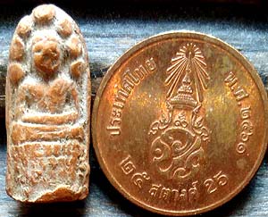 *นาคปรกตัวหนอน ผสมดินกรุ สมเด็จพระพุฒาจารย์ฯ(นวม) วัดอนงคาราม ปี๒๔๙๕*