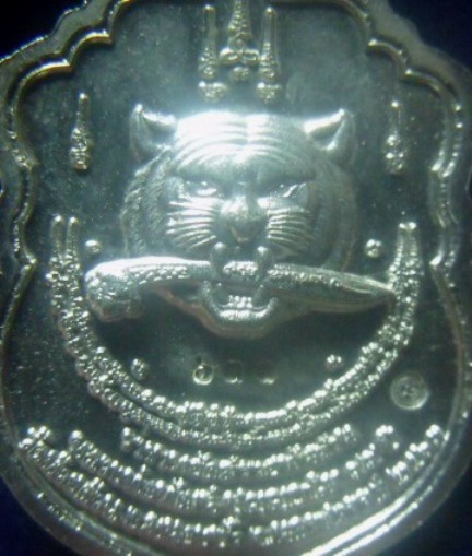 **เบา​ๆ​**เหรียญเสมาเสือคาบมีดอาถรรพ์ หลวงพ่อพัฒน์ วัดห้วยด้วน นครสวรรค์ ปี ๒๕๖๓**ตอกโค้ด กล่องเดิม