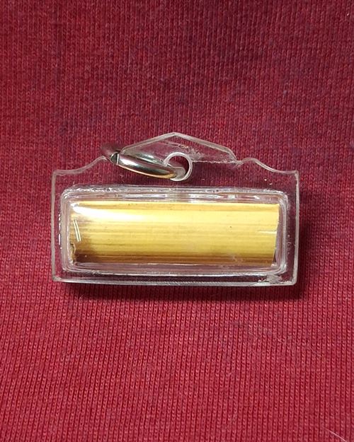 ไม้หวายในงานฝังลูกนิมิต เลี่ยมเดิมจากวัด 