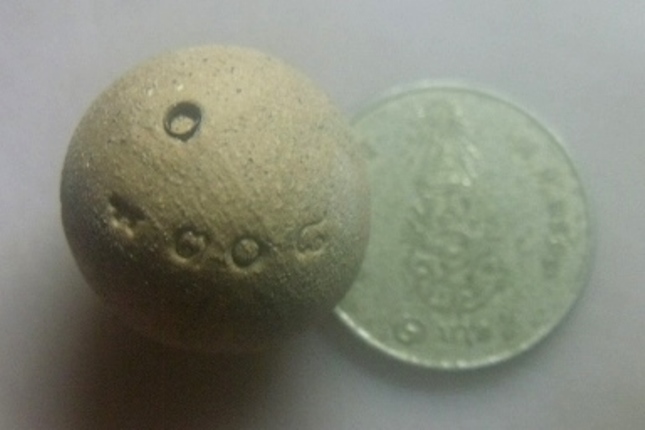 **เบาๆ**ลูกอม "พยัคฆ์นอโม" สำนักเขาอ้อ จ.พัทลุง ปี ๒๕๕๙**ตอกโค้ด+ฝังตะกรุด สวยๆ