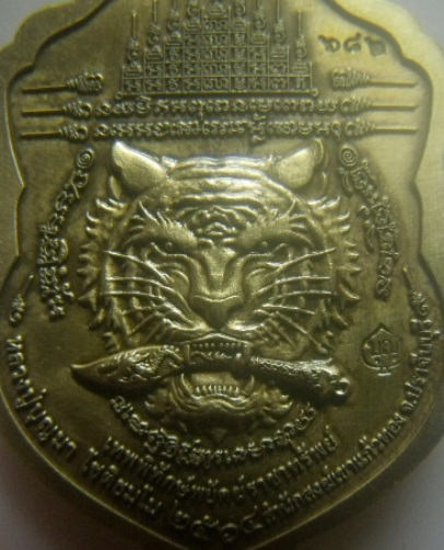 **เบา​ๆ**เหรียญเทพพิทักษ์พยัคฆ์ราชาทรัพย์ หลวงปู่บุญมา สำนักสงฆ์เขาแก้วทอง จ.ปราจีนบุรี ปี ๒๕๖๔**สวย