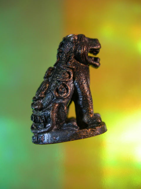 เสือมหาอำนาจ "พยัคฆ์คำราม" หลวงพ่อเกตุ วัดเกาะหลัก รุ่นแรก ปี 2531 เนื้อนวะ สภาพสวย 