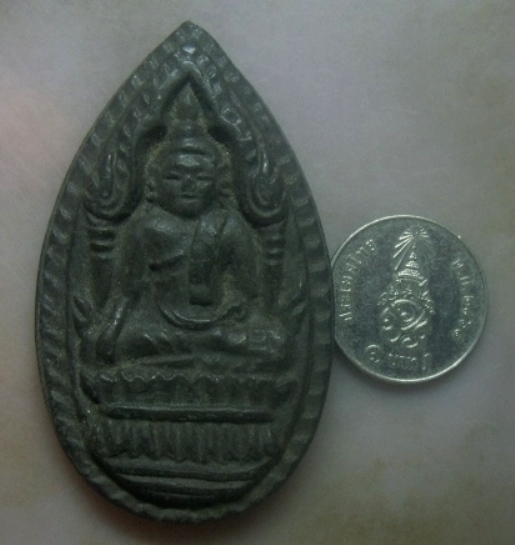  **เบาๆ**พระยอดขุนพล พิมพ์ใหญ่ เนิ้อผงใบลาน หลวงพ่อวงษ์ วัดทุ่งผักกูด จ.นครปฐม**หลังยันต์ สวยๆ