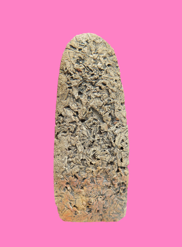 พระปางประทานพร เนื้อดิน สูงประมาณ 3นิ้วครึ่ง จีวรม้วนด้วย