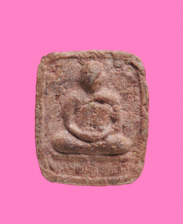 พระผงว่าน พิมพ์สี่เหลี่ยม รูปเหมือน ไม่ทราบวัด