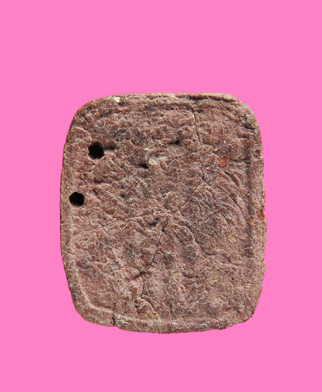 พระผงว่าน พิมพ์สี่เหลี่ยม รูปเหมือน ไม่ทราบวัด