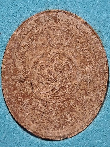 วัดป่าขันติธรรม จังหวัดศรีสะเกษ  พระผงหลวงปู่เณรดำ ฉัตติโก รุ่นดอกบัวคู่ เนื้อชานหมากบรรจุเกศา