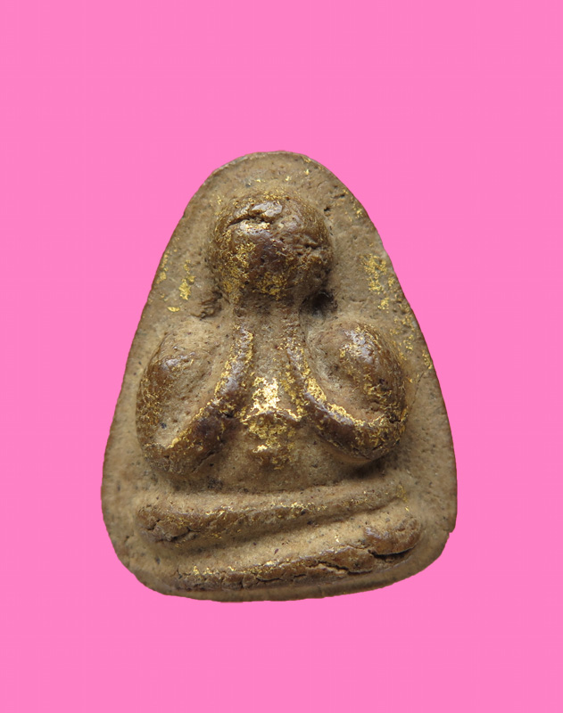 พระปิดตา เนื้อผงว่าน หลังยันต์  6 ตัว