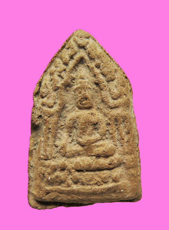 พระขุนแผนหลังพรายกุมารทองยืนถือดาบ  หลวงพ่อฑูรย์ วัดโพธิ์นิมิตร ตลาดพลู ปี 2495