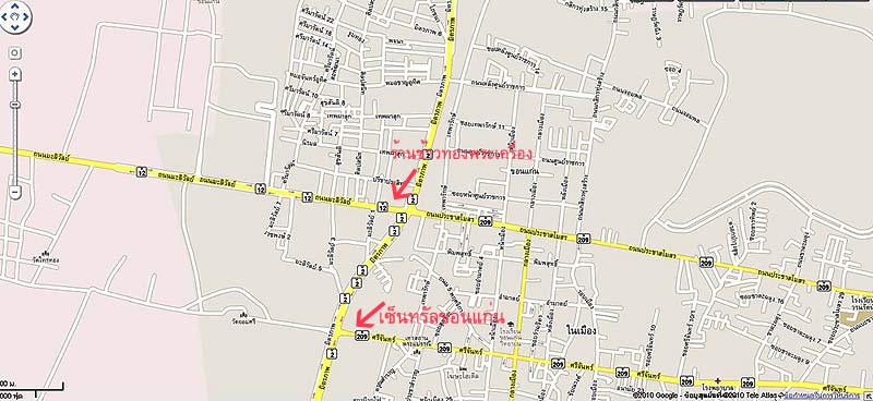 แผนที่ ร้านข้าวทองพระเครื่อง