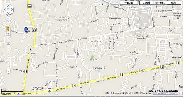 แผนที่ ร้านบารมีหลวงพ่อเปิ่น