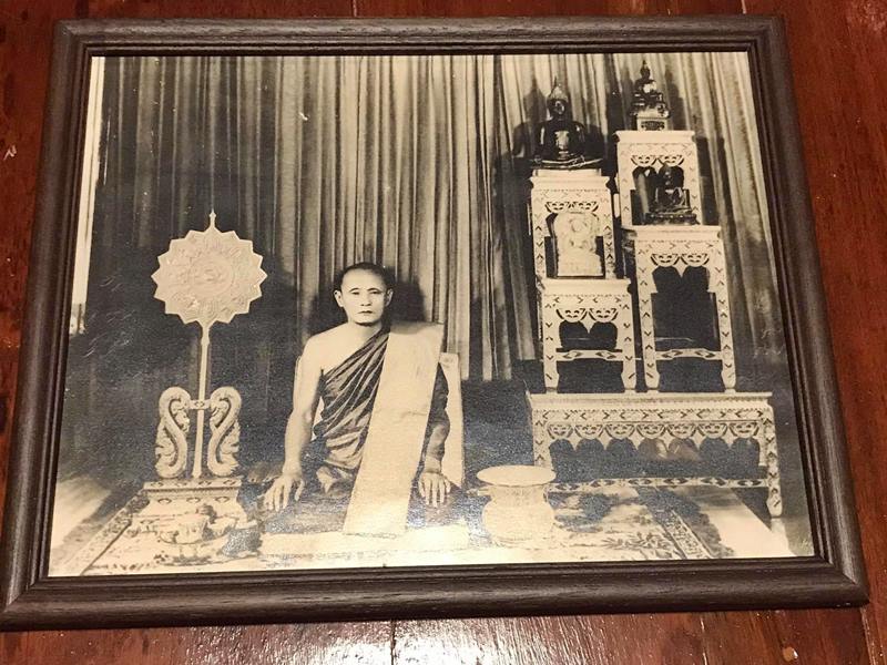 รูปบูชาหลวงพ่ออรรถ วัดองครักษ์ ยุคต้น ขนาดใหญ่พร้อมจาร จ.สุพรรณบุรี - 1