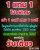 โปรพิเศษ   เช่า 1 องค์  แถม 1 องค์ 