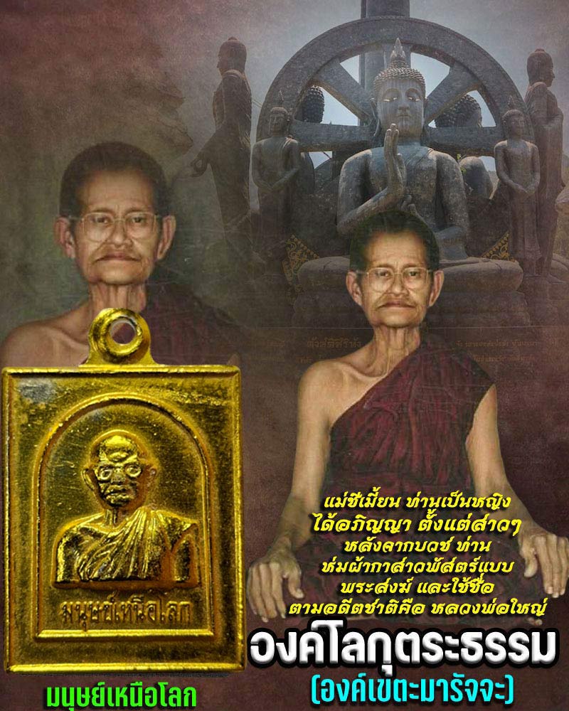 เหรียญมนุษย์เหนือโลก หลวงพ่อใหญ่ สำนักสงฆ์ถ้ำกระบอก - 1
