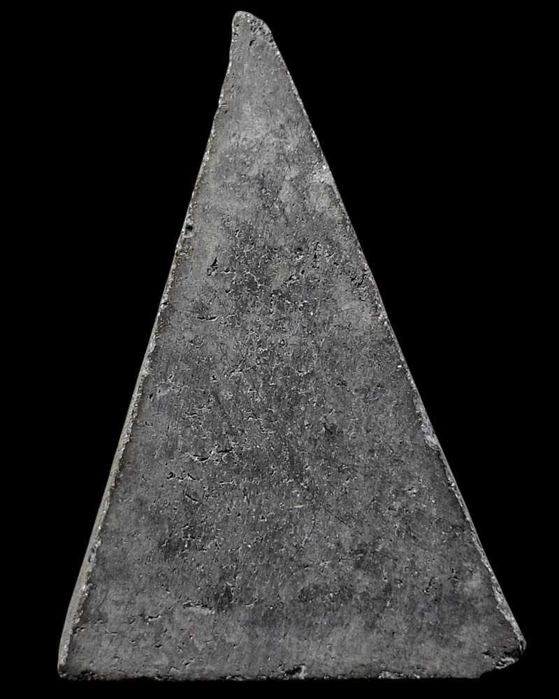 พระพุทธชินราช สามเหลี่ยม วัดประสาทบุญญาวาส ปี ๒๕๐๖ เนื้อดำ - 3