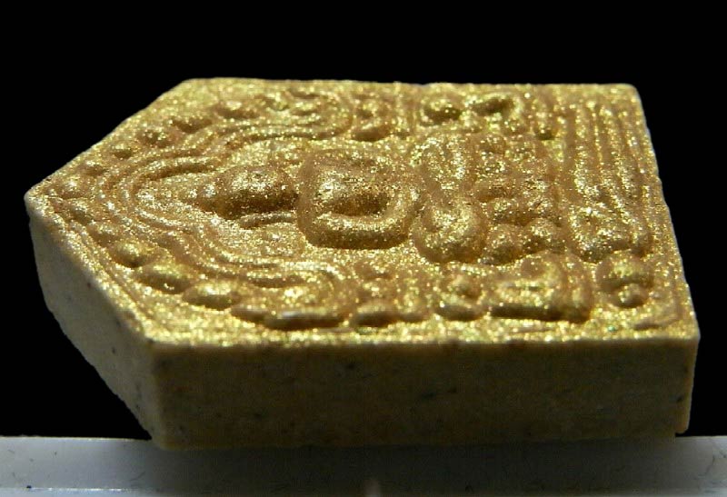 ขุนแผนยอดฉัตร เนื้อผง ทาทอง พิมพ์เล็ก มูลนิธิหลวงปู่ทิมสร้าง หลวงปู่บัวปลุกเสก มวลสารสุดอลังการครับ - 3