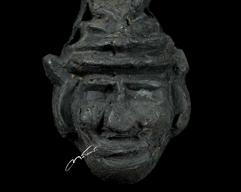 เศียรพ่อแก่ฤาษี พิมพ์เล็ก  อาจารย์เบส เมืองฝาง - 3