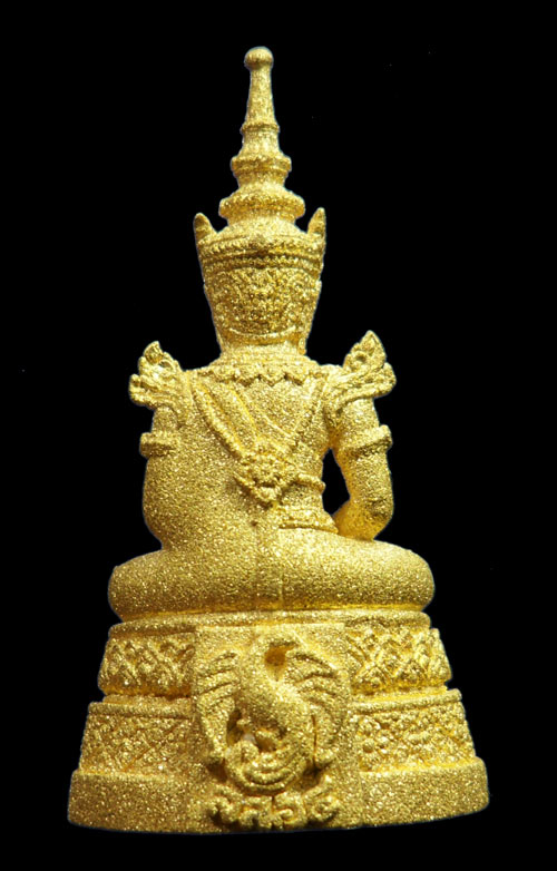 พระแก้วมรกต กรมสรรพสามิต เนื้อทองคำพ่นทราย - 2
