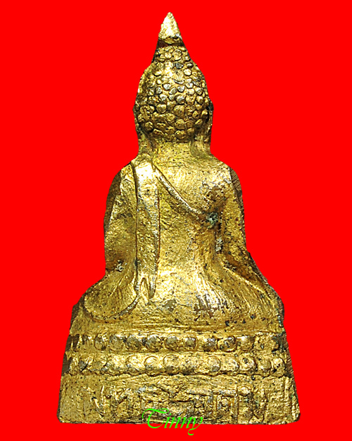 พุทธโคดมเล็ก ฐานผ้าทิพย์ หลวงพ่อขอม วัดไผ่โรงวัว # 1 - 2