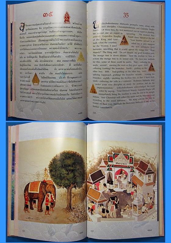 หนังสือพระราชนิพนธ์เรื่อง พระมหาชนก เล่มเล็กปกแข็งพร้อมกล่อง - 5