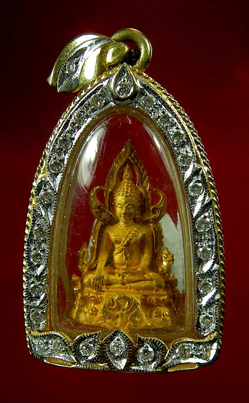 พระพุทธชินราช ( ภปร ) เนื้อทองคำ  - 1