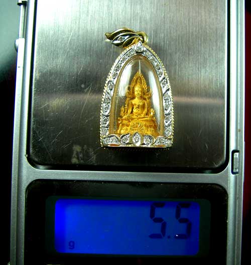 พระพุทธชินราช ( ภปร ) เนื้อทองคำ  - 5
