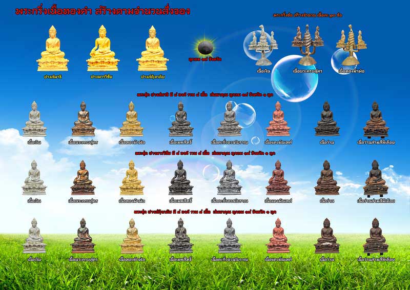 พระกริ่ง 20 จังหวัด เนื้อผง 2 - 5